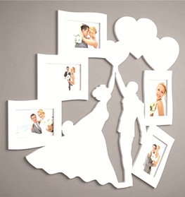 porta fotos recém casados