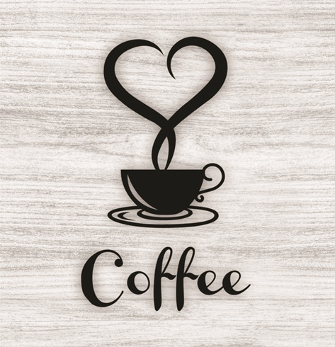 decoração parede coffee