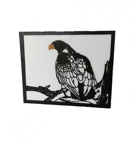 Quadro Águia - Acrílico e MDF