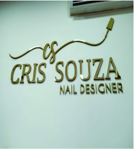 LOGOMARCA EM ESPELHO ACRÍLICO