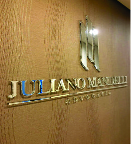 LOGOMARCA EM ESPELHO ACRÍLICO