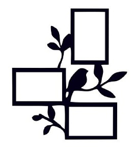 Porta Fotos Quadro Decorativo De Parede Em Mdf