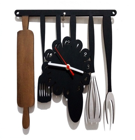 Relógio de Cozinha - Bares - Restaurantes em MDF