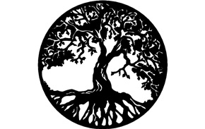 Mandala Árvore da Vida em MDF