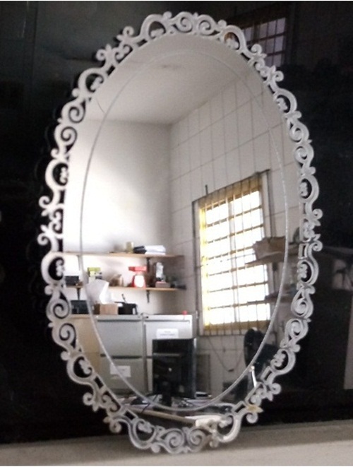 Espelho Decorativo Em Acrílico Veneziano Alfa