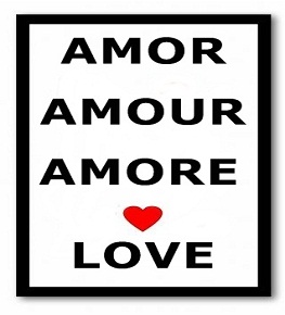 Quadro De Parede Amor Em Mdf Branco 55x33cm