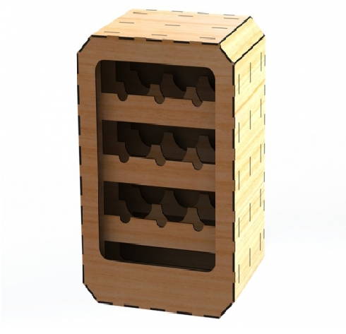 Adega Retangular MDF