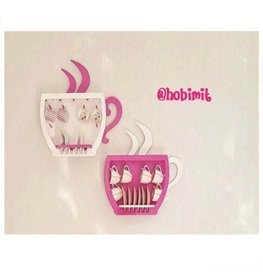 PORTA XÍCARAS  DE PAREDE