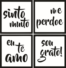 quadro frase modelo M1