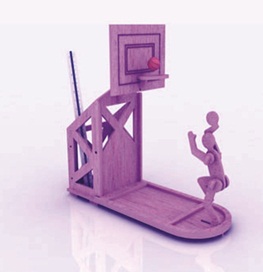Porta caneta basket