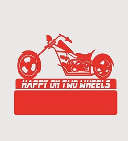 Porta chaves Moto Happy