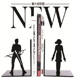 porta livro heróis Marvel