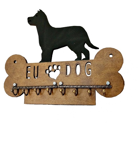Porta Chaves Cachorro c/ Osso 