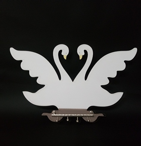 Porta Chaves Cisnei Branco em MDF