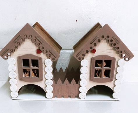 Casinha Dupla Porta Chá