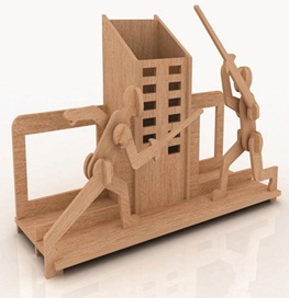 Porta caneta Esgrima