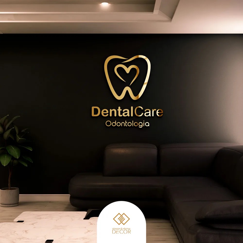 LOGARMARCA EM ESPELHO ACRILICO