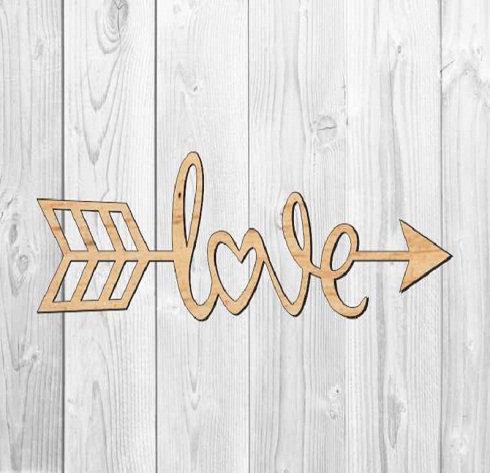 Placa Em Mdf Decorativa Para Ambiente - Parede Love