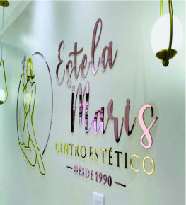 LOGOMARCA EM ESPELHO ACRÍLICO