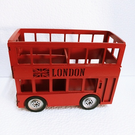 Porta Lápis Ônibus Londres Em Mdf