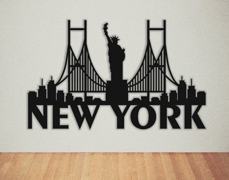 quadro de parede New York