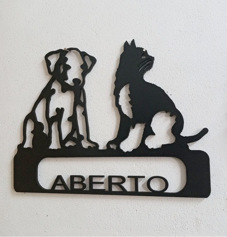 Placa  para Pet Shop