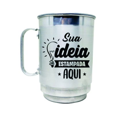 CANECA ALUMÍNIO PERSONALIZADA