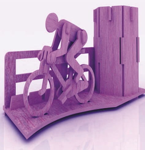 Porta caneta bicicleta 