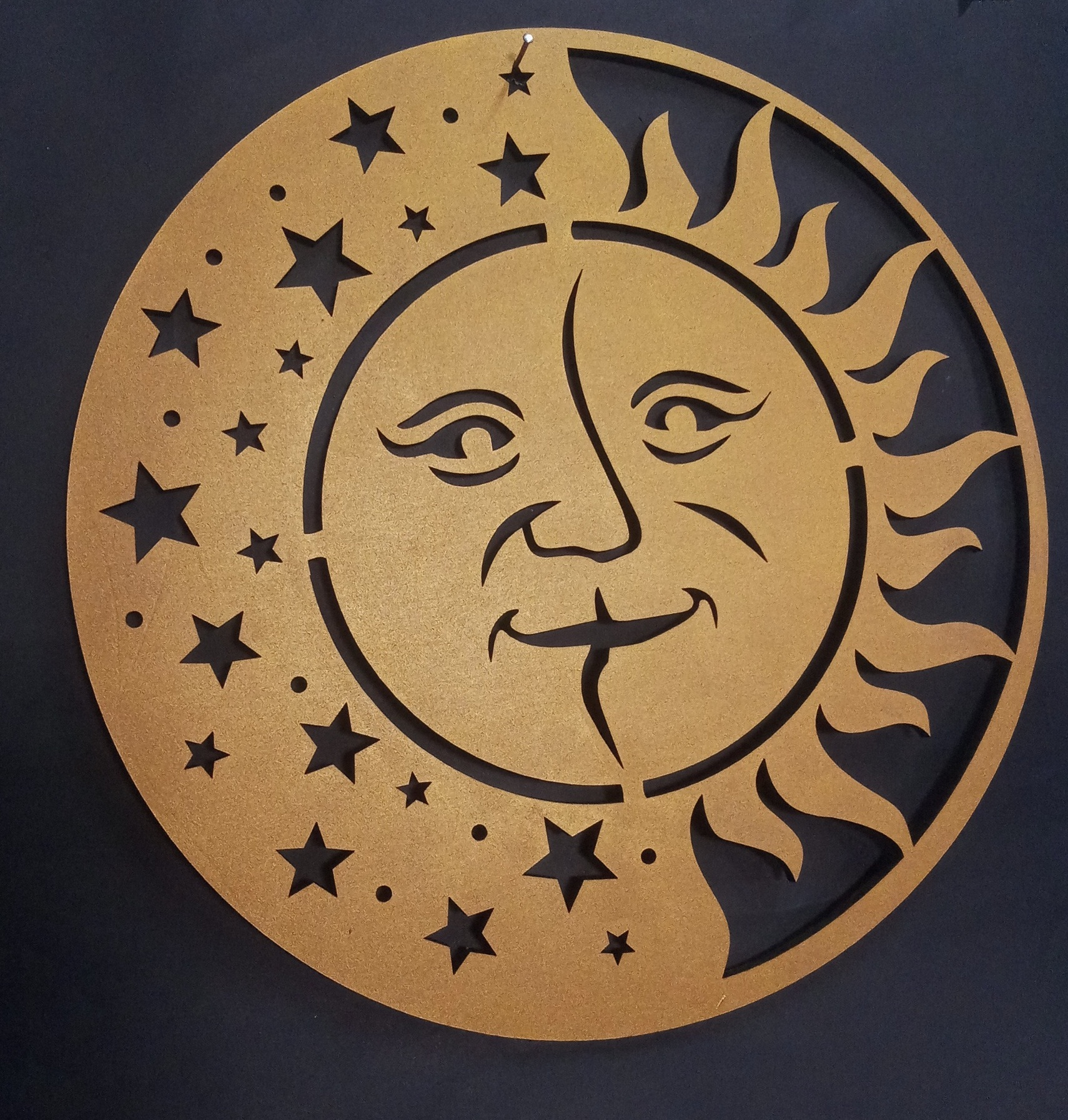 Mandala Sol Decorativa Em Mdf