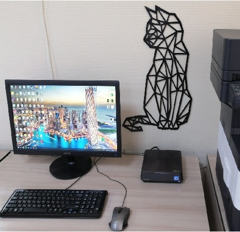 Quadro / Painel Geométrico Gato - Decoração de Parede em Mdf