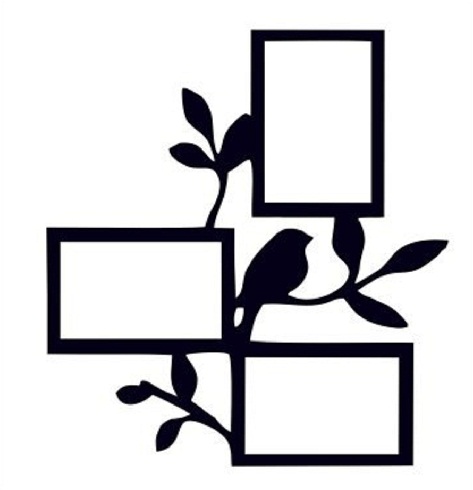 Porta Fotos Quadro Decorativo De Parede Em Mdf