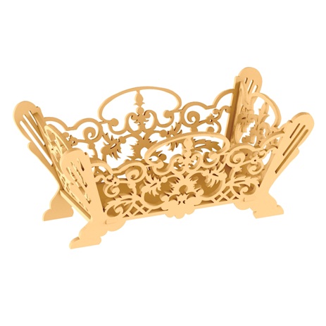 Cesta para Pães em MDF Cru