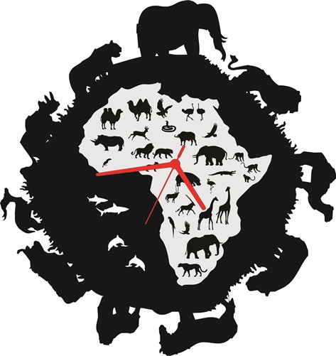 relogio infantil africa