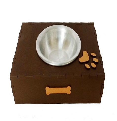 Comedouro De Pequeno Porte Em Mdf 