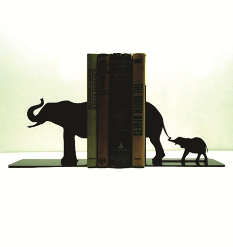 Porta livro elefante