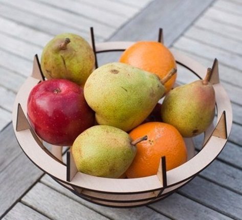 Bandeja para  Frutas  de Mesa em MDF
