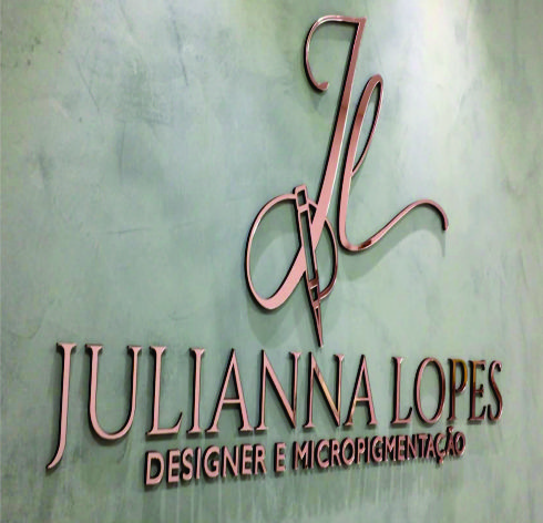 LOGOMARCA EM ESPELHO ACRÍLICO