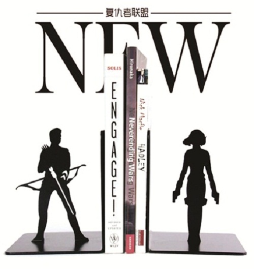 porta livro heróis Marvel