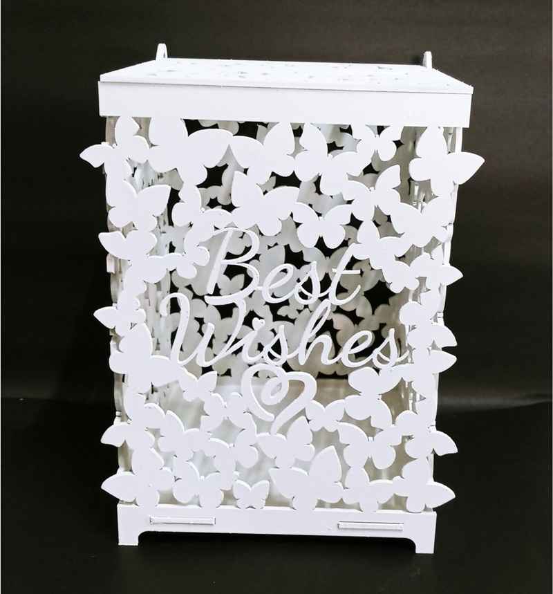 Caixa de casamento para dinheiro Borboletas 