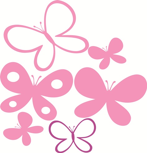 decoração parede Borboleta