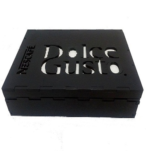 Caixa Porta Cápsulas. 